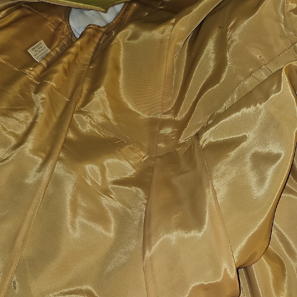 Your opportunity to own Something truely Vintage, 70's  Leather Shift Dress Vest - Picture 16 of 16